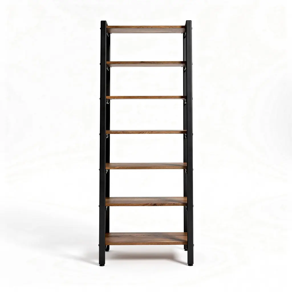 Bookshelf Ladder Industrial Wish Drop