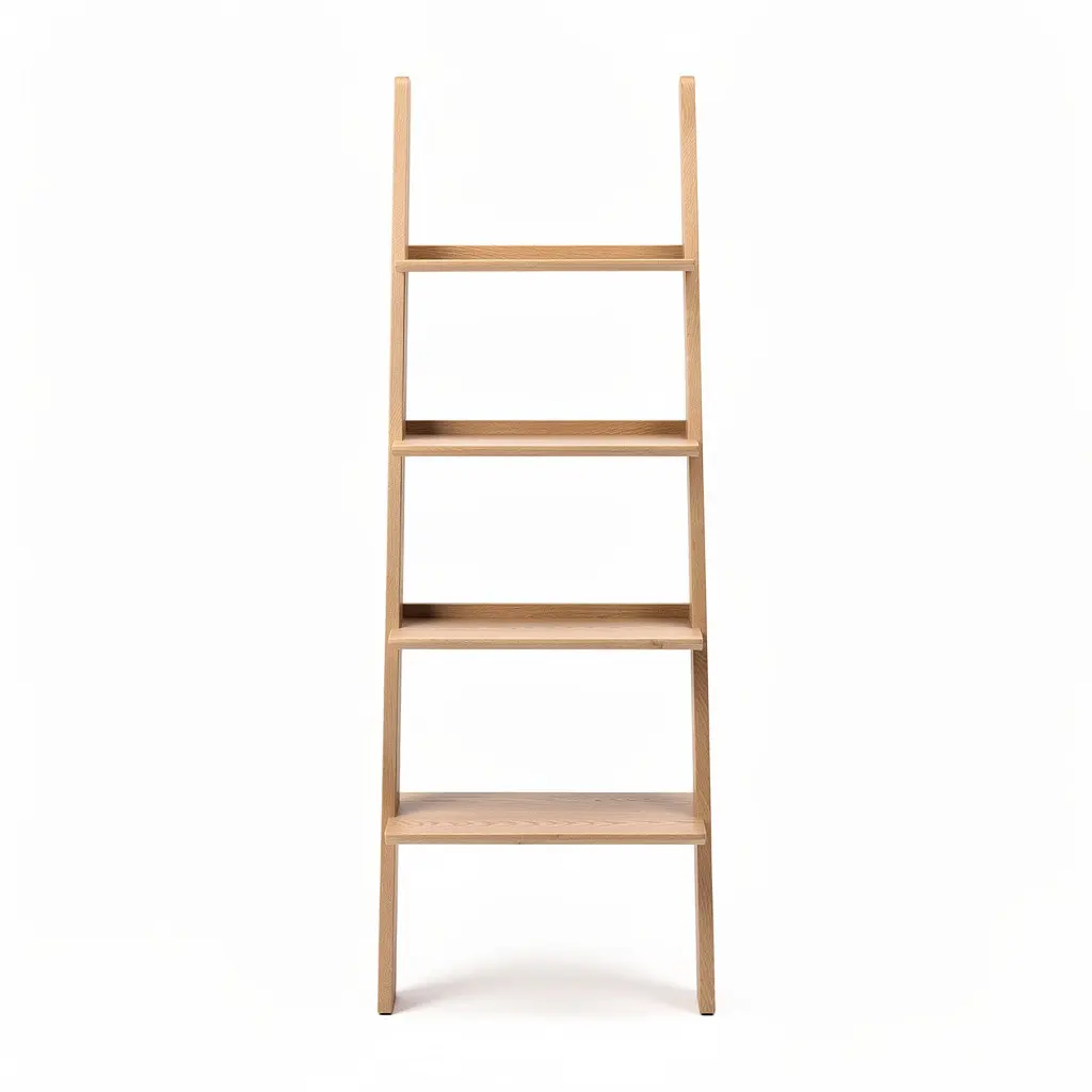 Bookshelf Ladder Oak Dopamine Variant