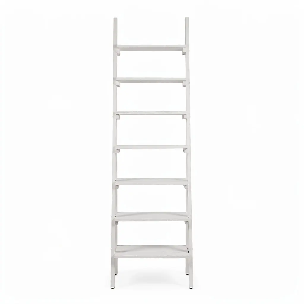 Bookshelf Ladder White Route-Ready
