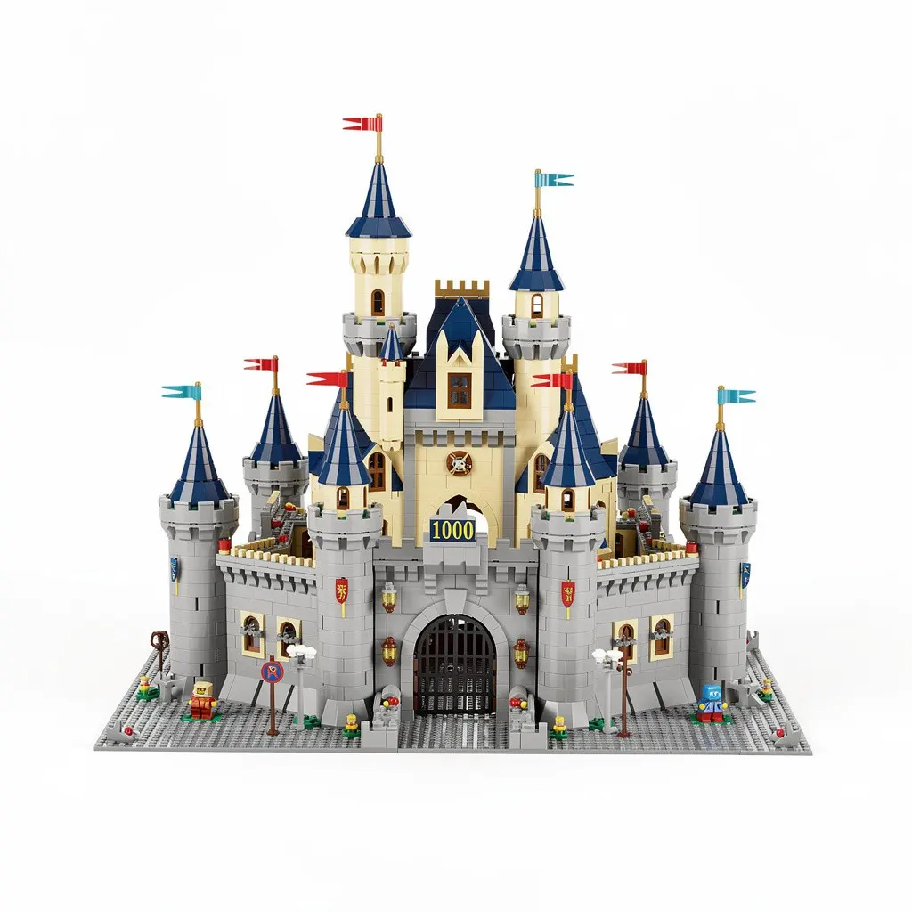 Building Brick Set (1000pc) Castle Wish Drop