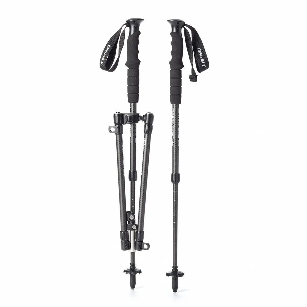 Carbon Trekking Poles Foldable Zero-Checkout Edition
