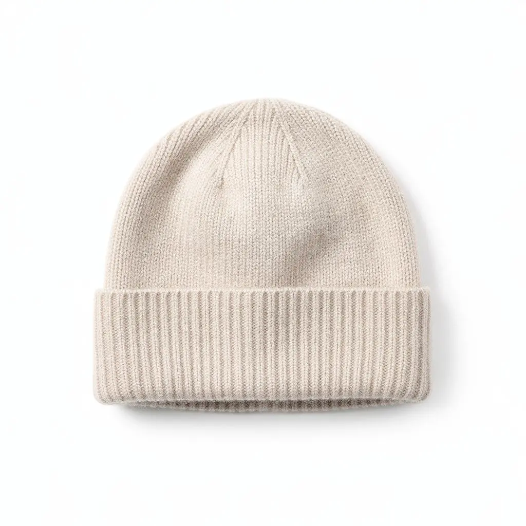 Cashmere Beanie Cuffed Wish Drop