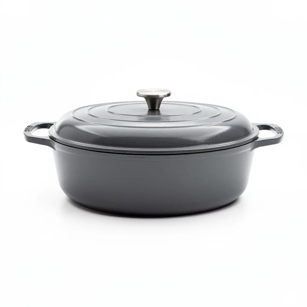 Cast Iron Dutch Oven Oval Zero-Checkout Edition