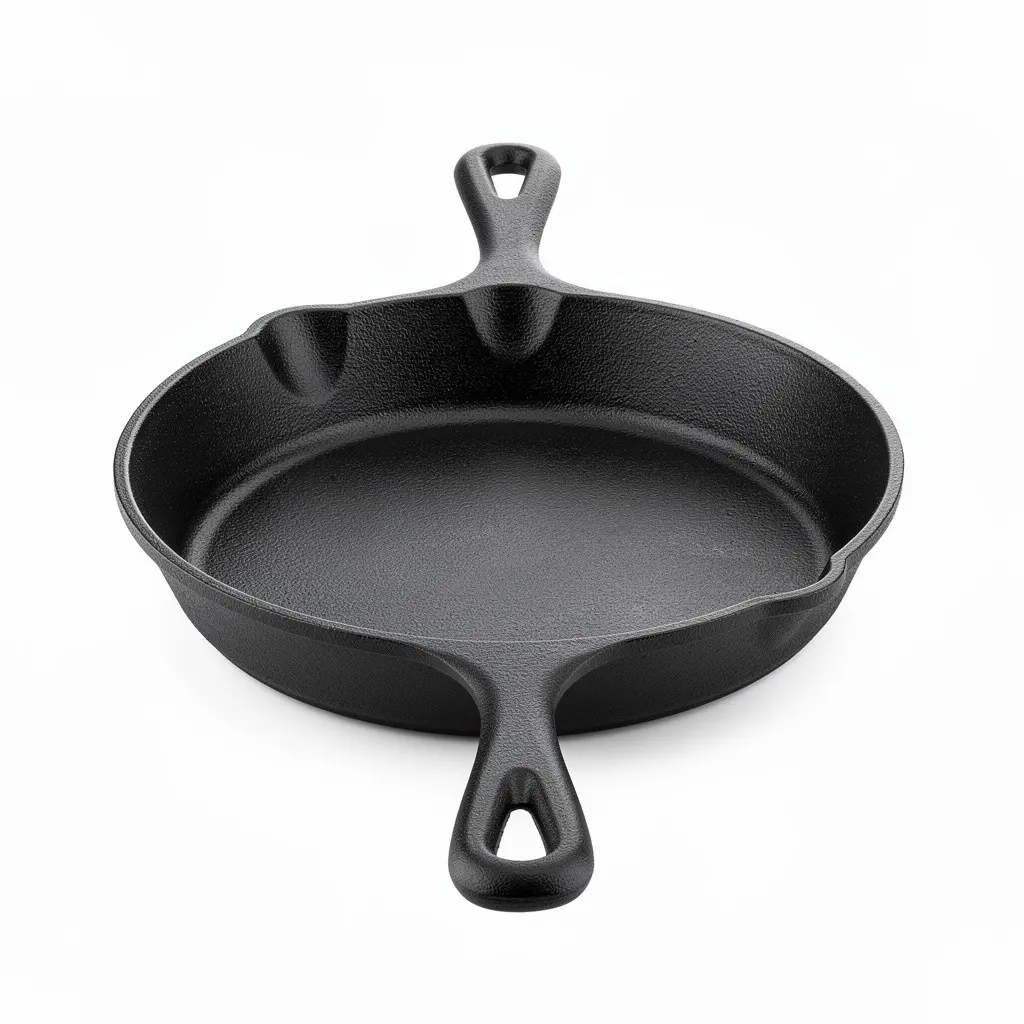 Cast Iron Skillet 10in Cart Theater Cut