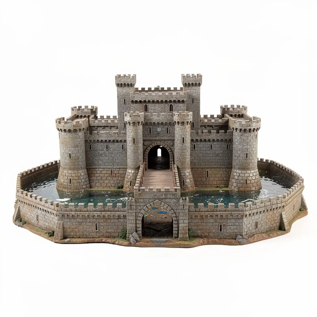 Castle With Working Moat Zero-Checkout Edition