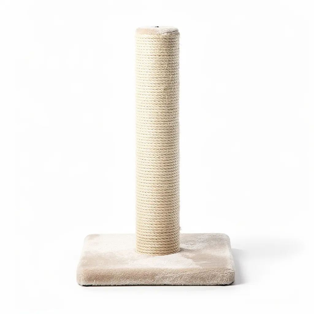 Cat Scratching Post Tall Carpet Cart Theater Cut