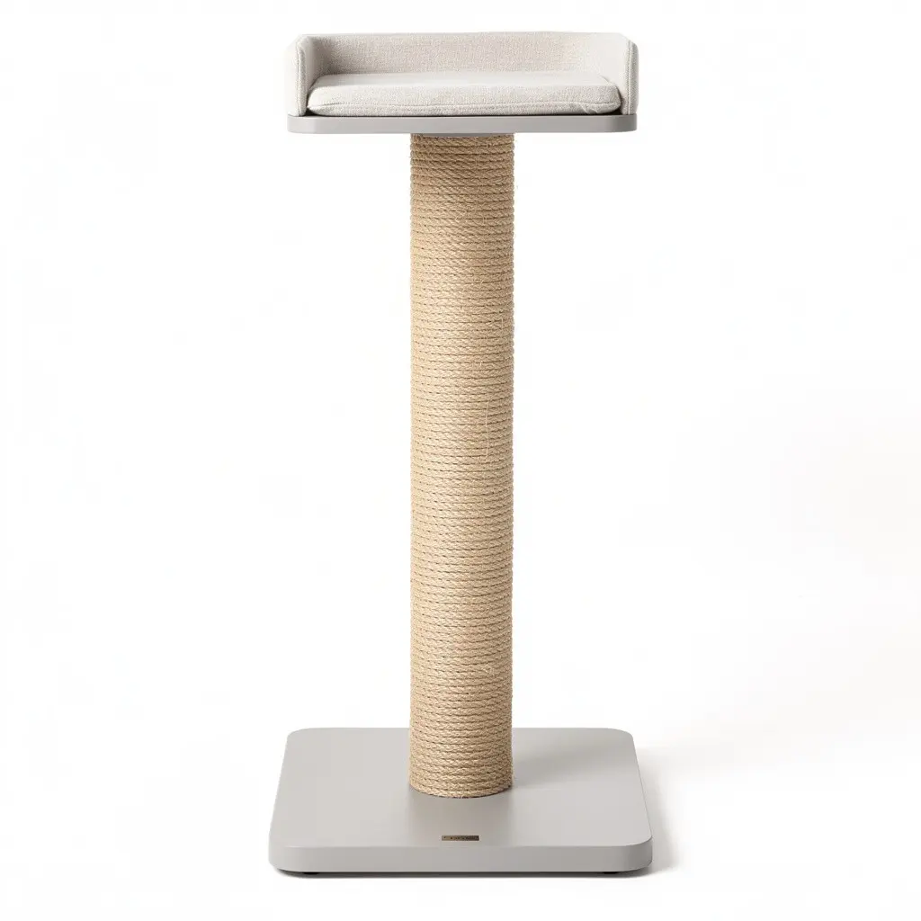 Cat Scratching Post Tall Modern Wish Drop