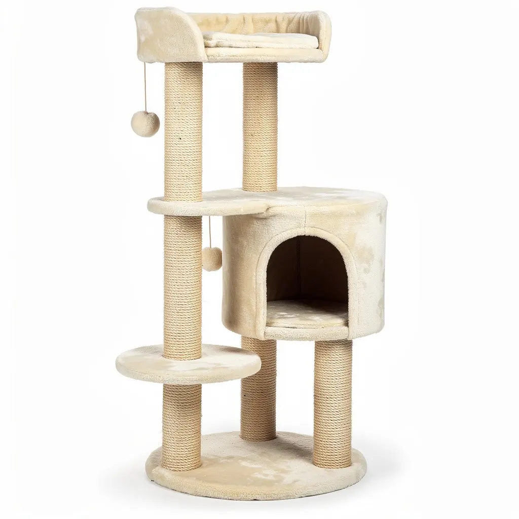 Cat Tree Tower Sisal Route-Ready