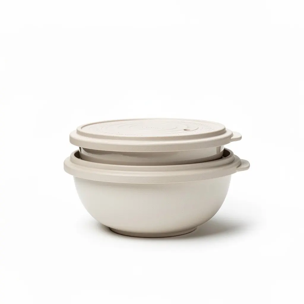Ceramic Mixing Bowl Set Lidded Route-Ready