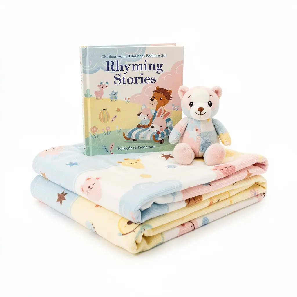 Children's Bedtime Set Rhyming Cart Theater Cut