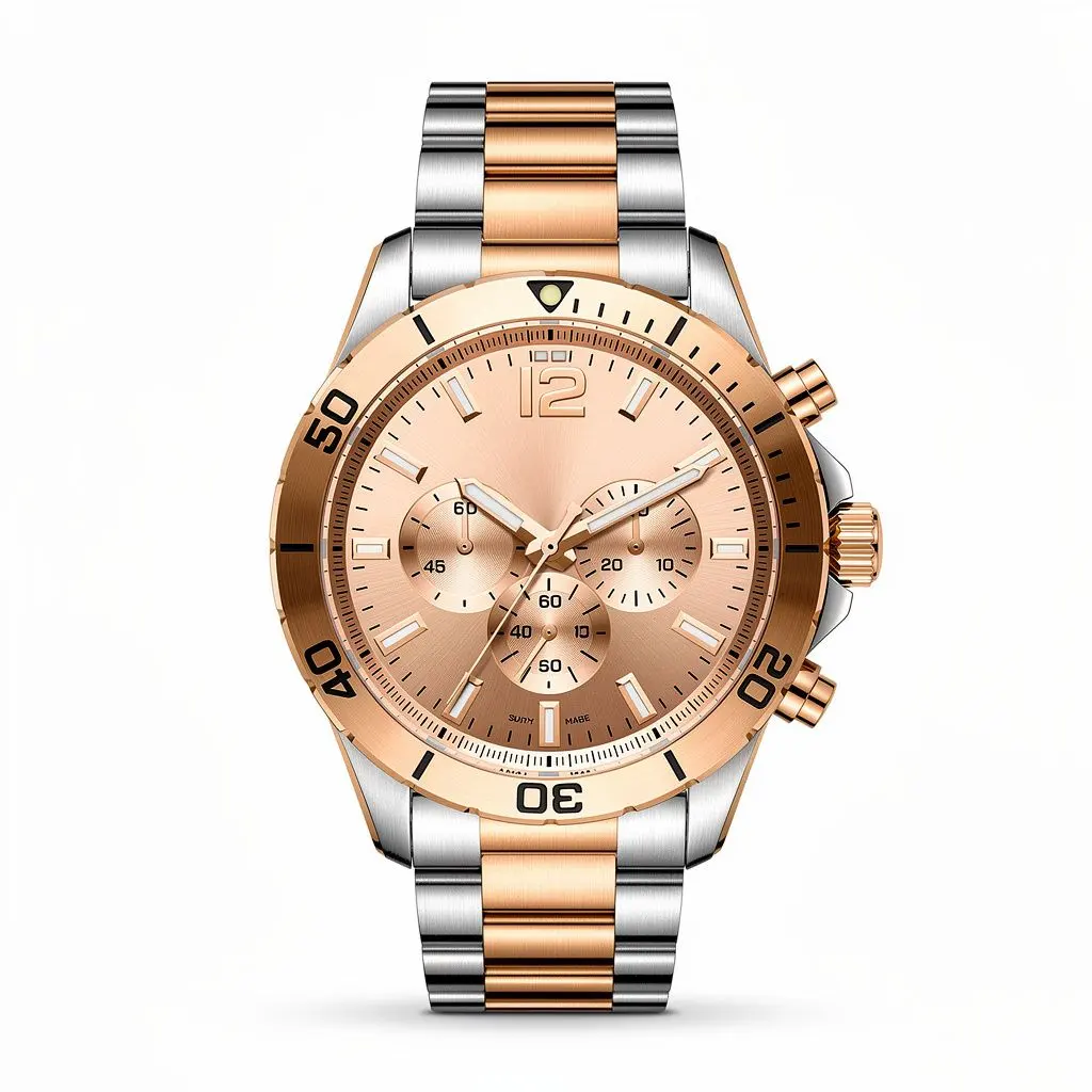 Chronograph Watch Two-Tone Route-Ready