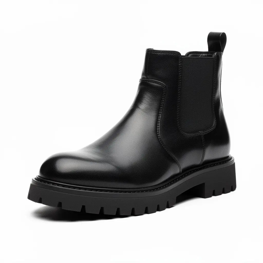 Chunky Chelsea Boots Black Wish Drop
