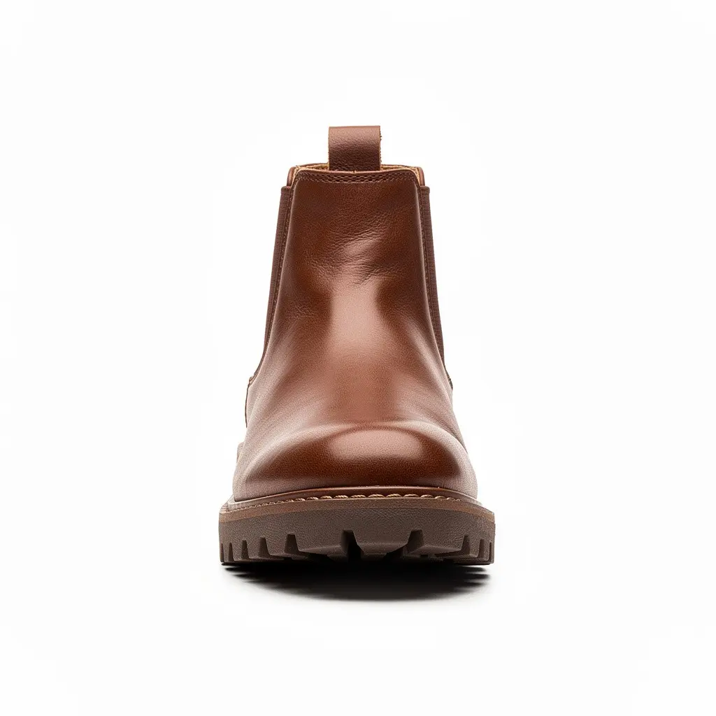 Chunky Chelsea Boots Brown Zero-Checkout Edition