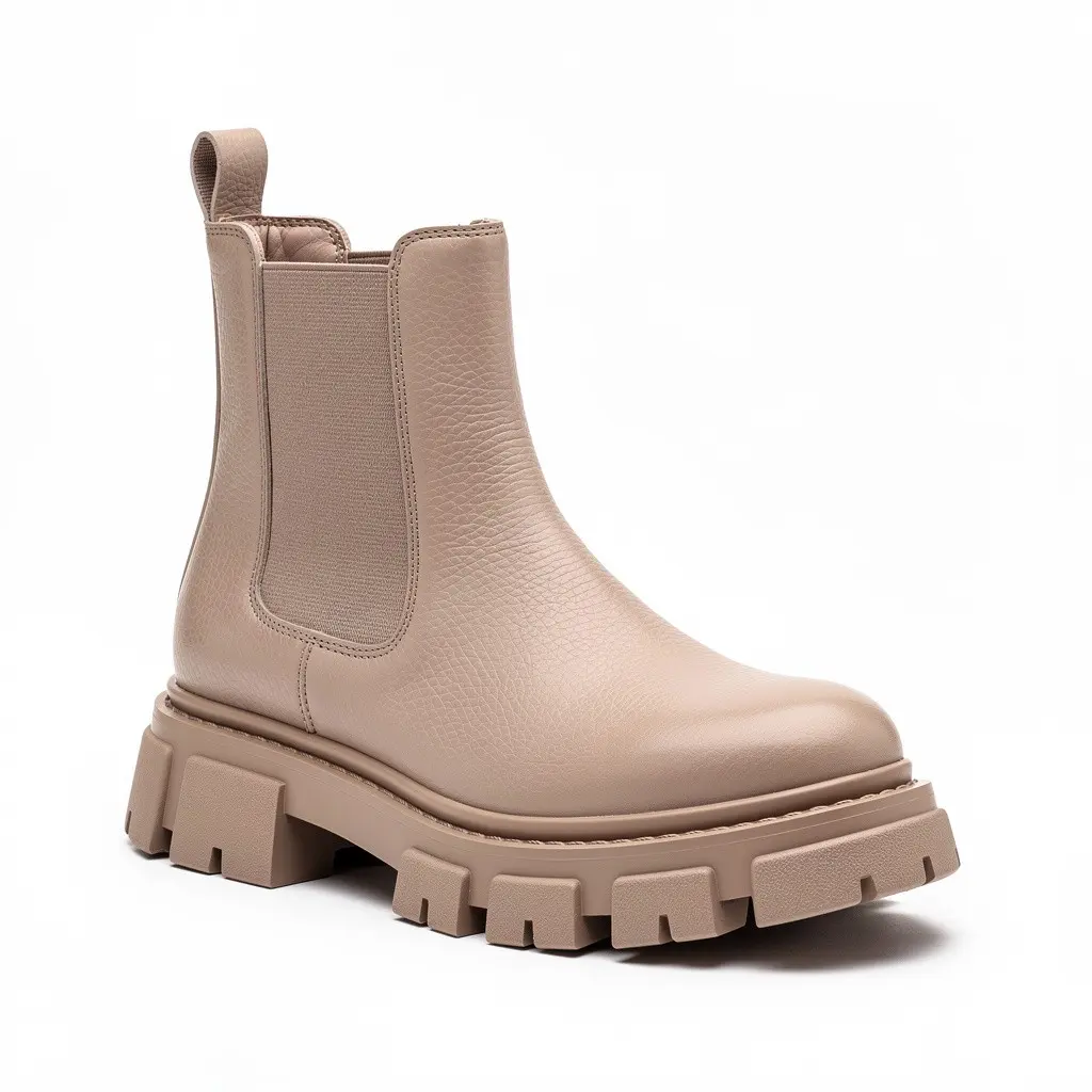 Chunky Chelsea Boots Lug Cart Theater Cut