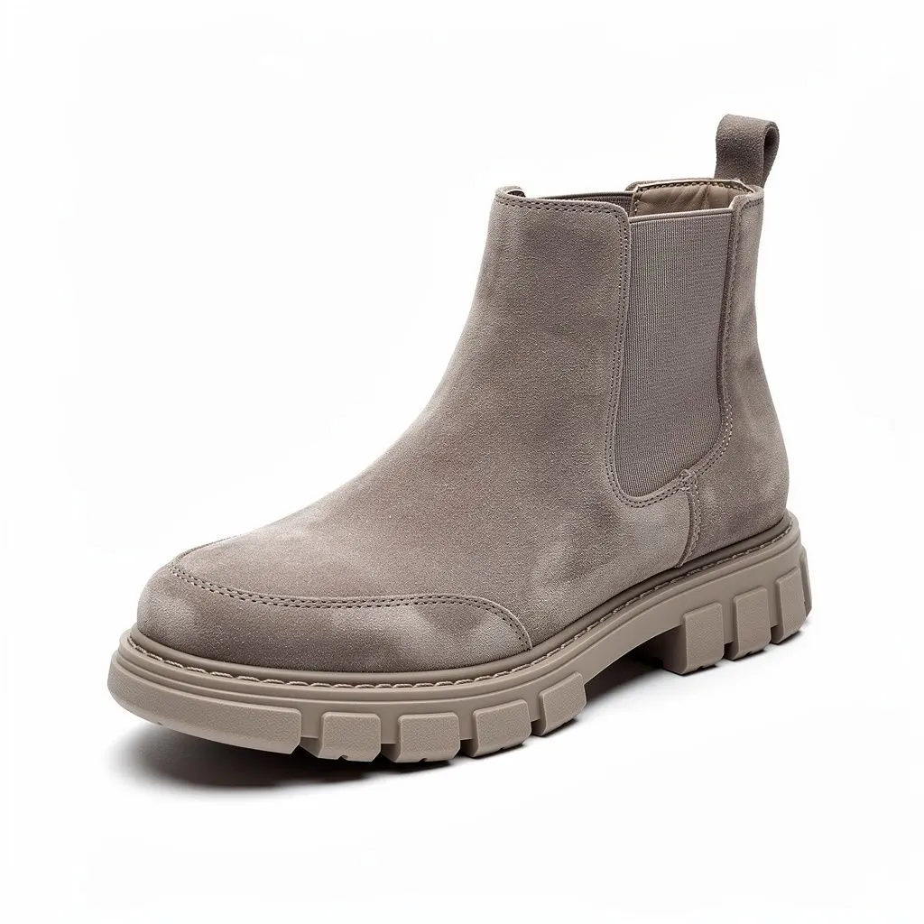 Chunky Chelsea Boots Suede Route-Ready