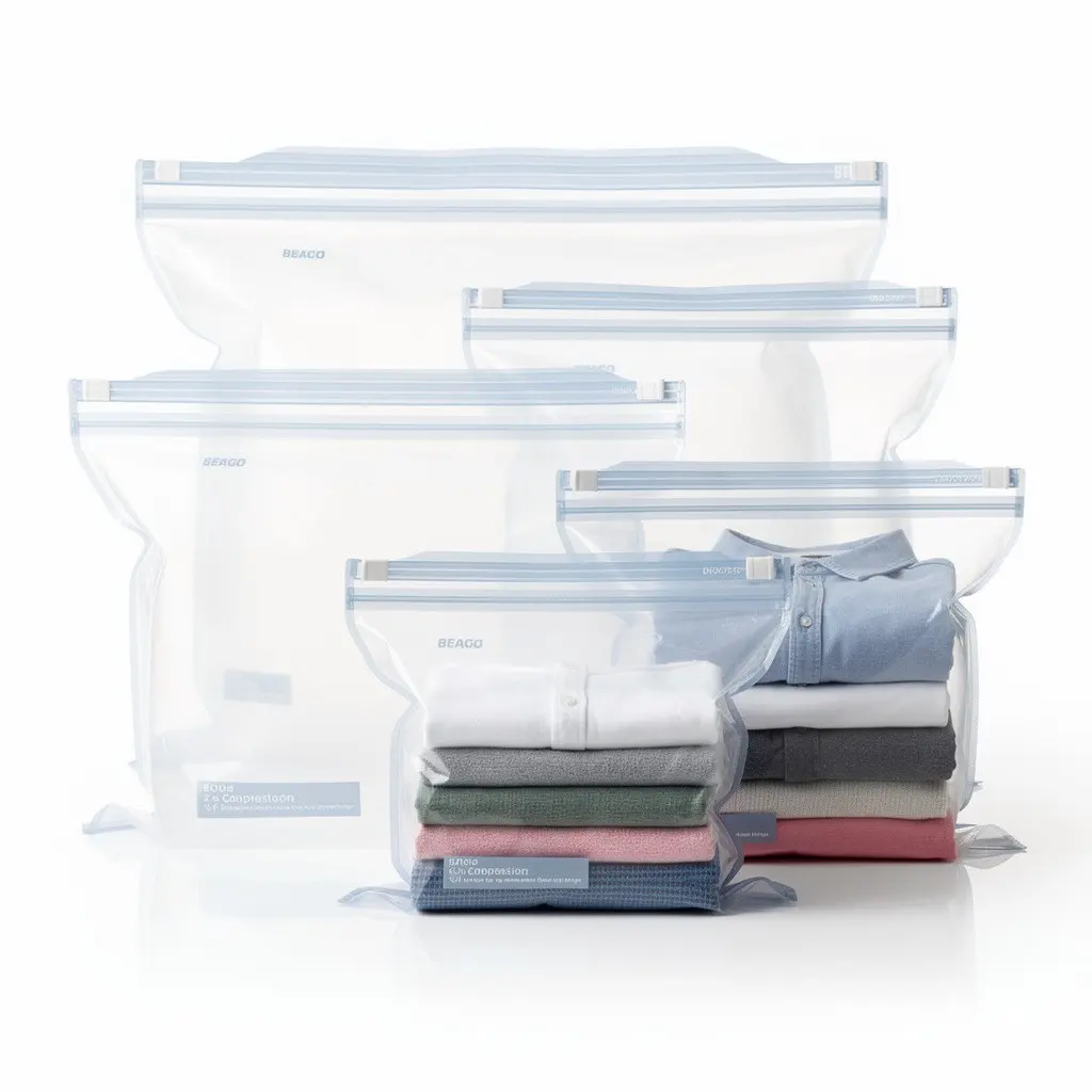 Compression Packing Bags Set Cart Theater Cut