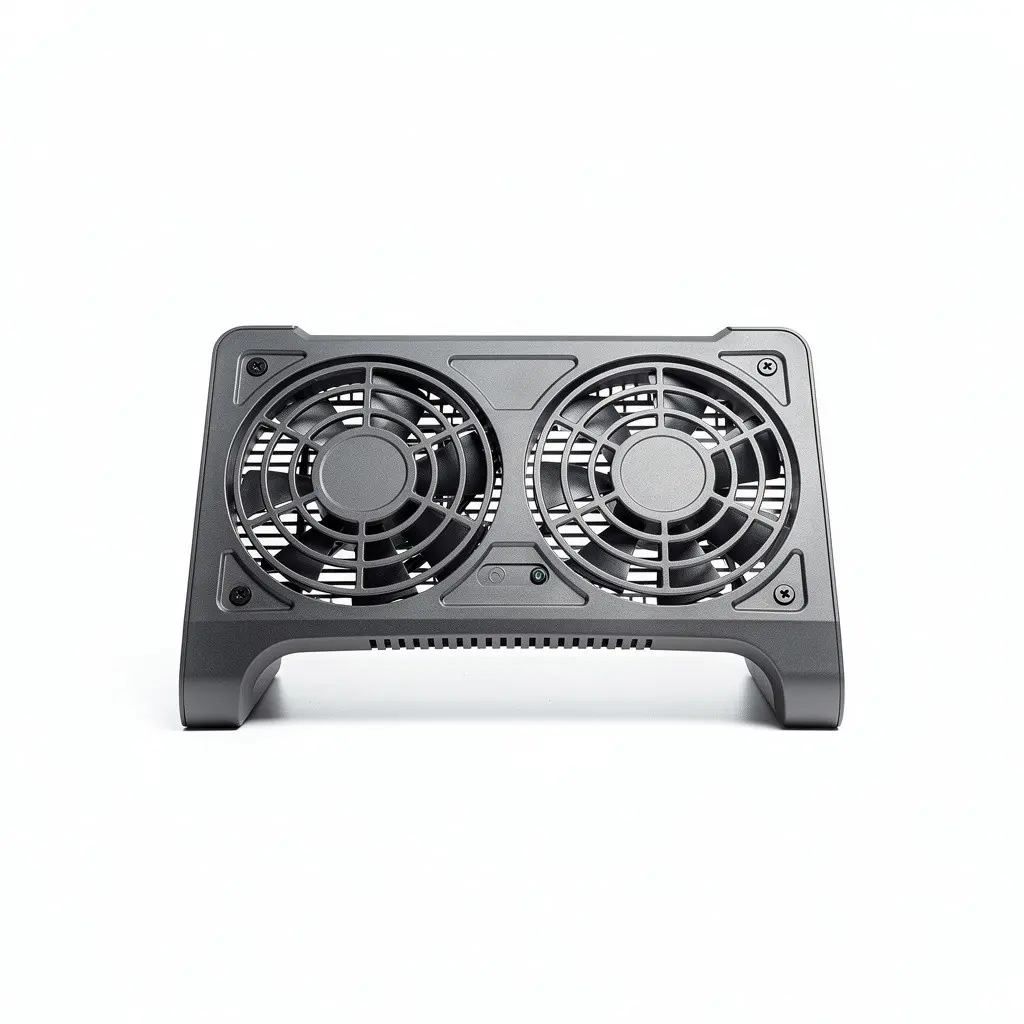 Console Cooling Stand Dual-Fan Route-Ready