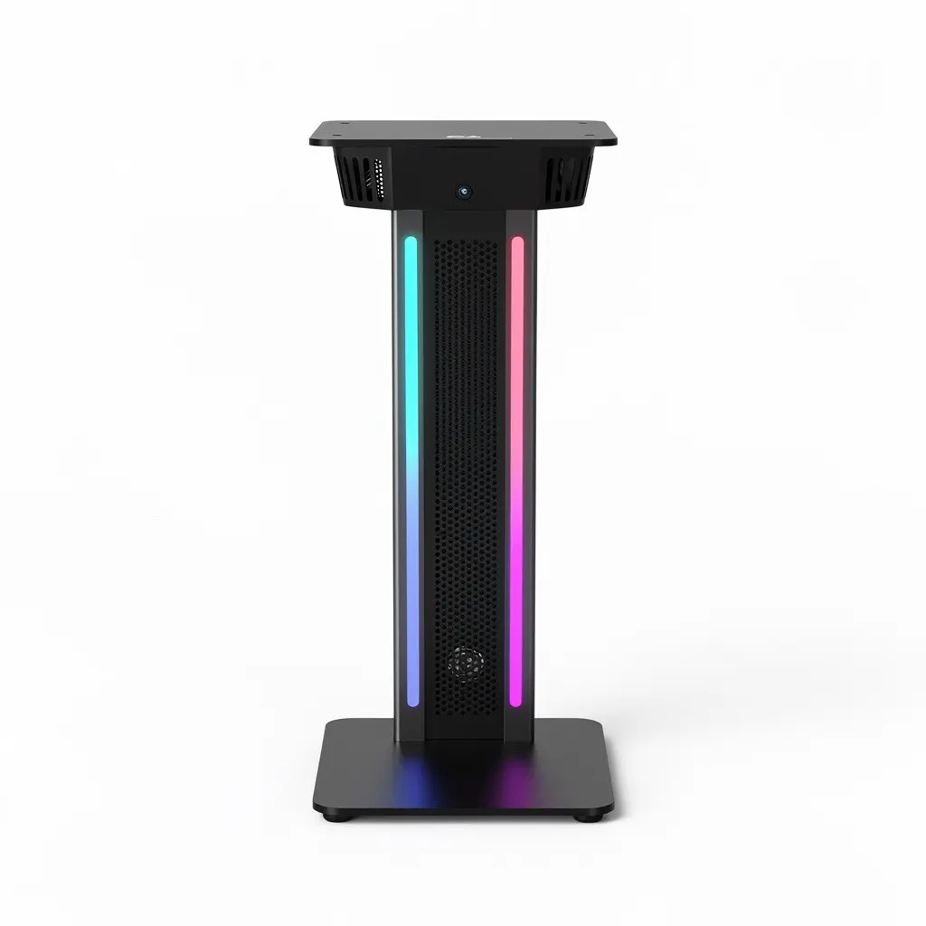 Console Cooling Stand RGB Cart Theater Cut