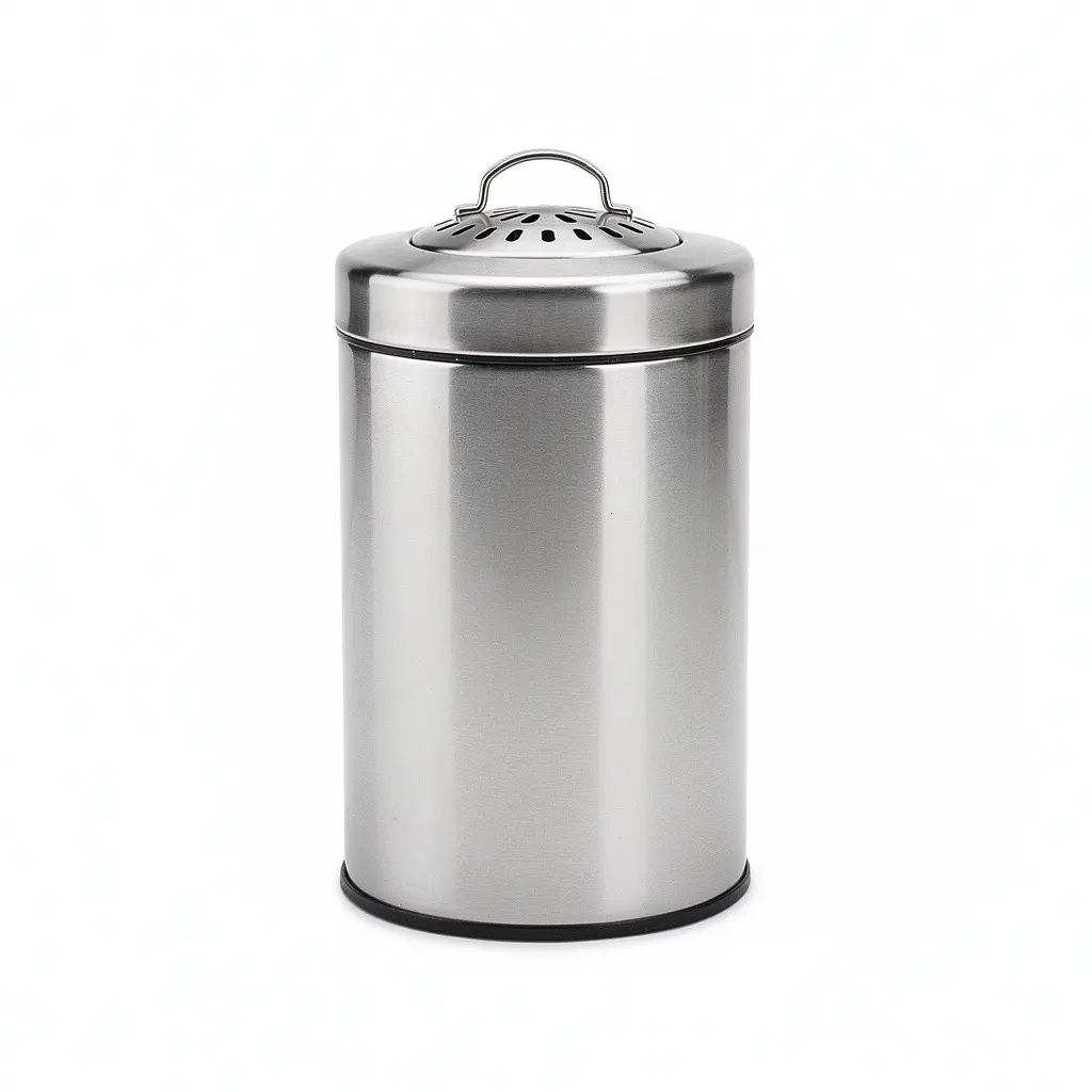 Countertop Compost Bin Stainless Cart Theater Cut