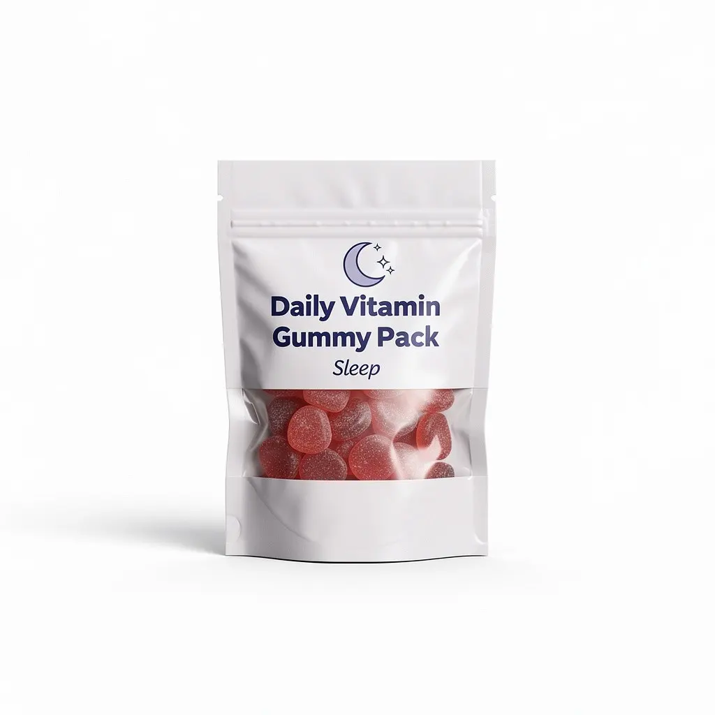 Daily Vitamin Gummy Pack Sleep Cart Theater Cut