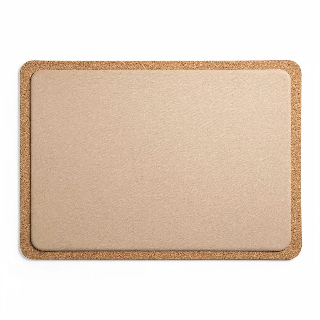 Desk Mat Leather Cork Wish Drop