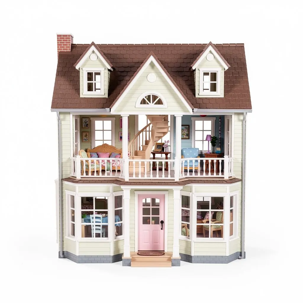 Dollhouse Mansion 3-Story Cart Theater Cut