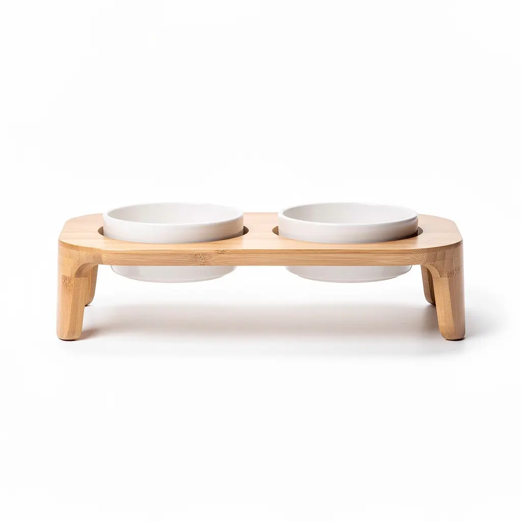 Elevated Dog Bowl Stand Ceramic Dopamine Variant