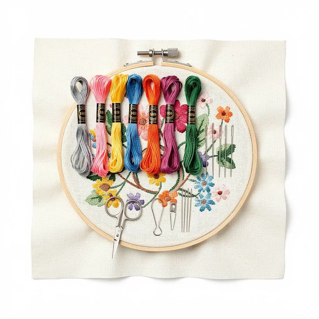 Embroidery Starter Kit Beginner Wish Drop