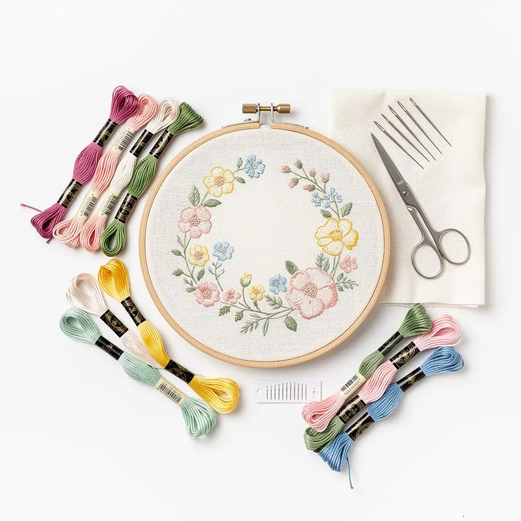Embroidery Starter Kit Floral Zero-Checkout Edition