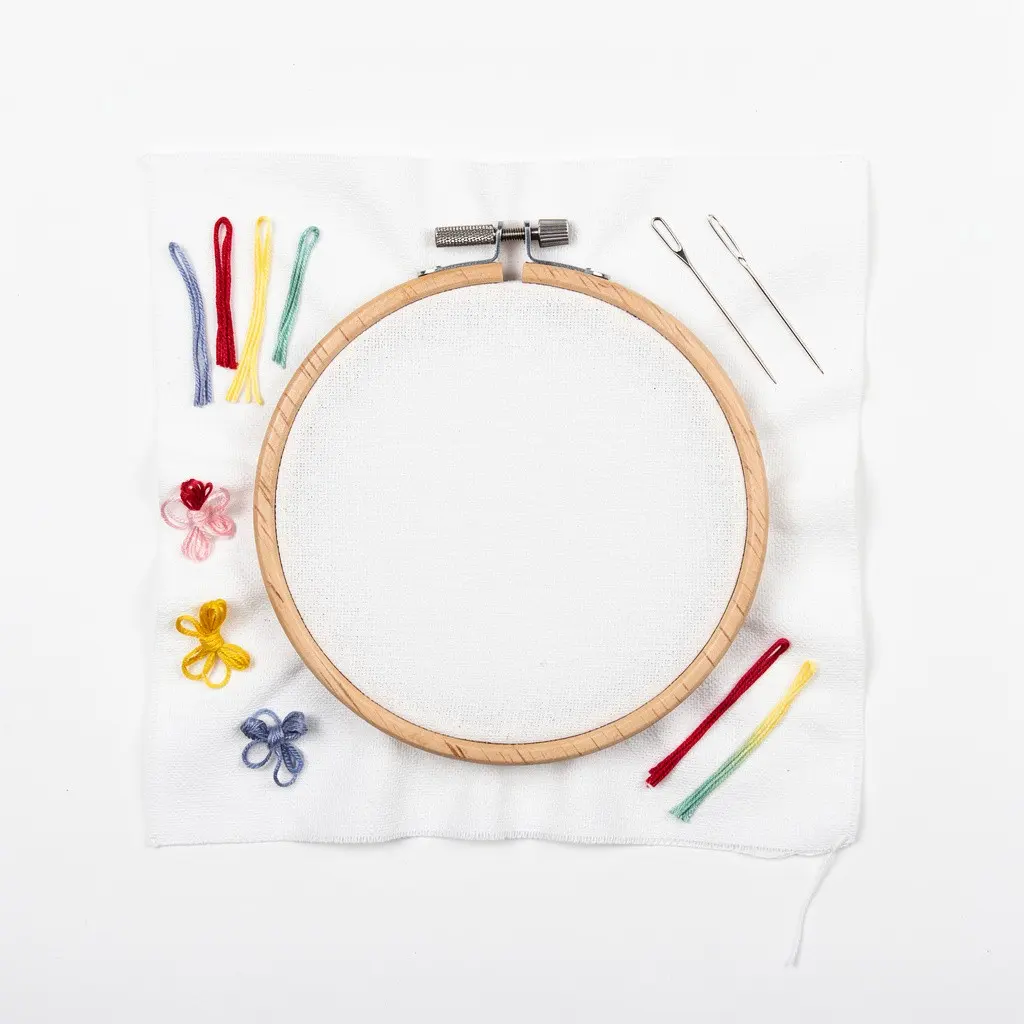 Embroidery Starter Kit Hoop Cart Theater Cut