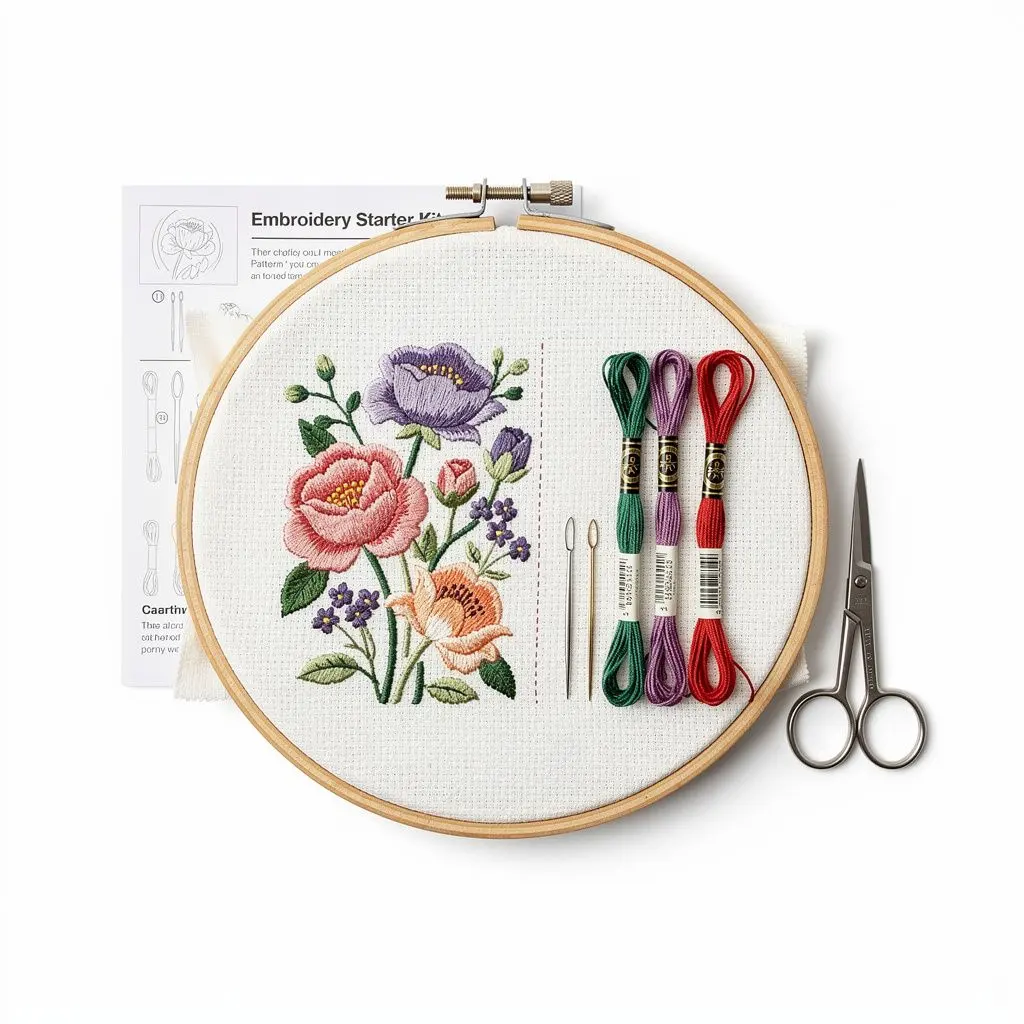 Embroidery Starter Kit Pattern Dopamine Variant