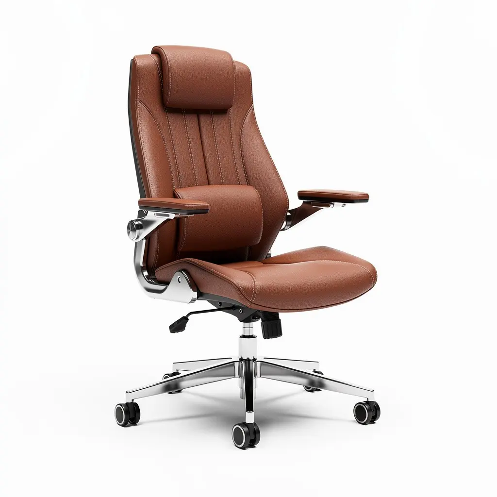 Ergonomic Office Chair Leather Route-Ready