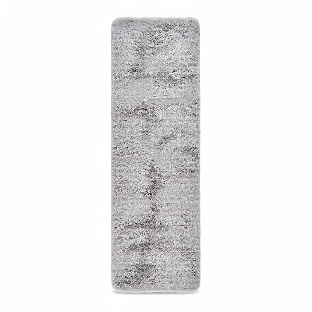 Faux Fur Area Rug Runner Wish Drop