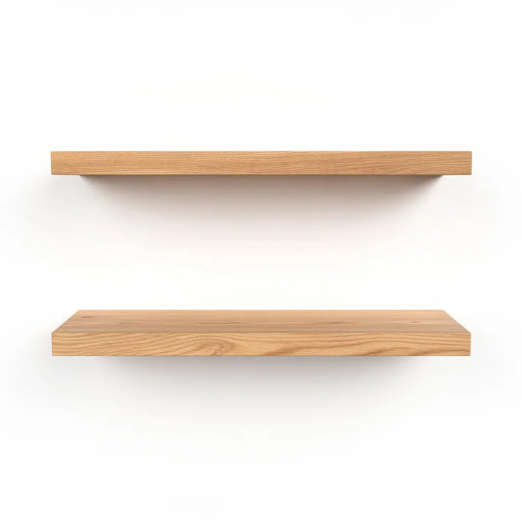 Floating Wall Shelves (3) Oak Dopamine Variant
