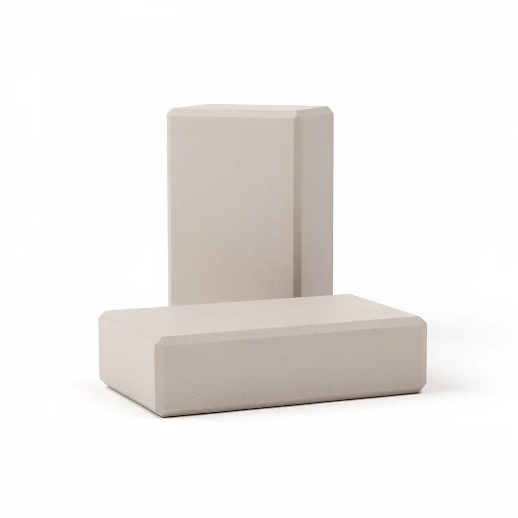 Foam Yoga Blocks 2pk High-Density Cart Theater Cut