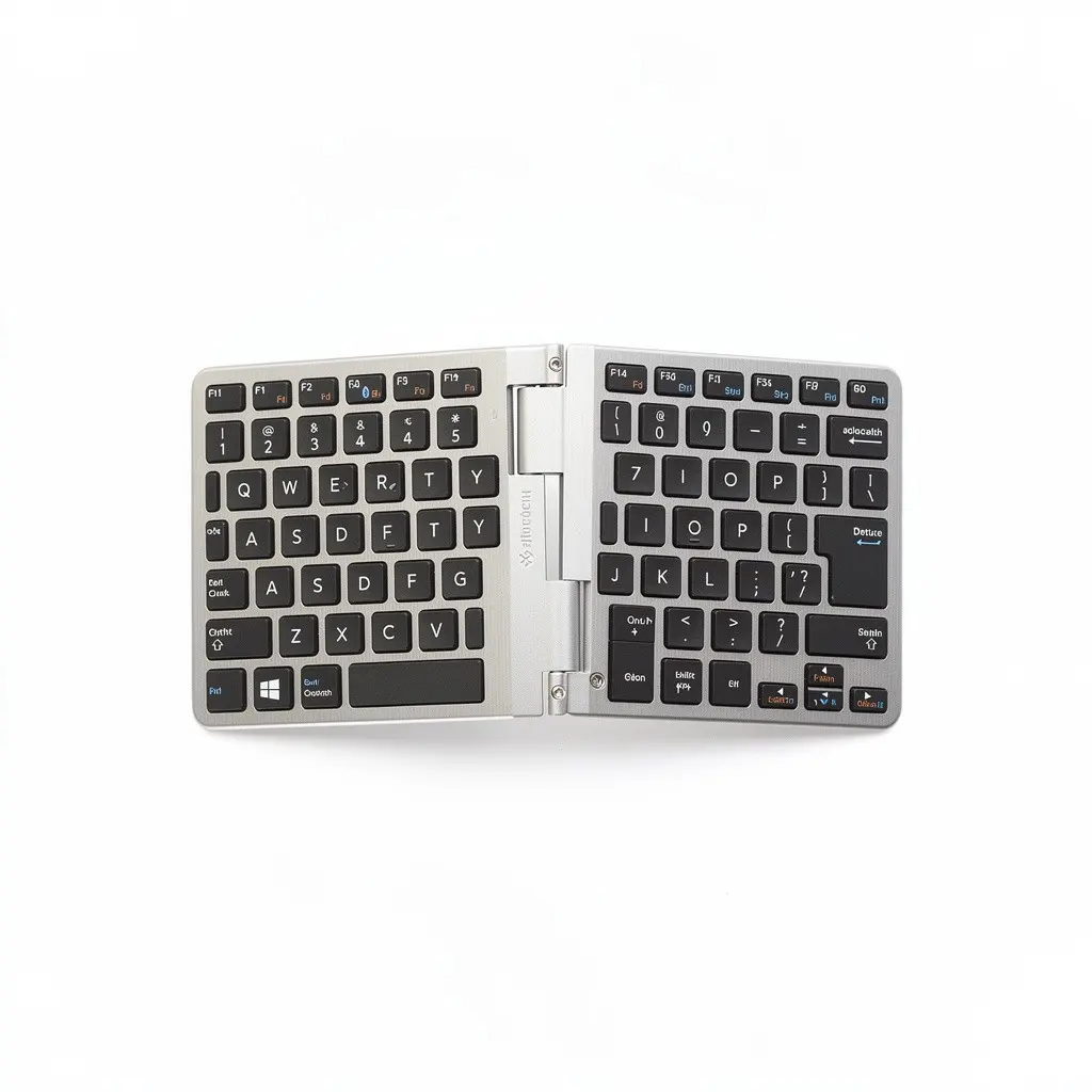Foldable Bluetooth Keyboard Pocket Cart Theater Cut