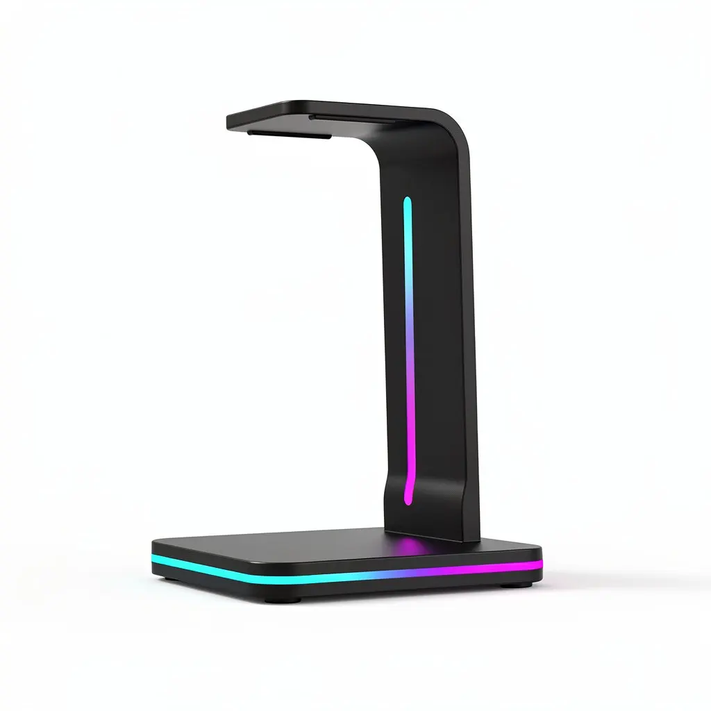 Gaming Headset Stand RGB Cart Theater Cut