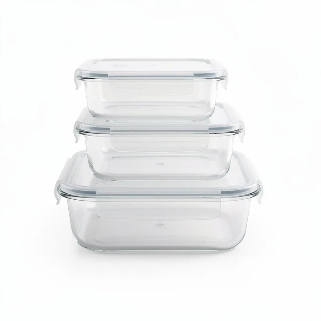 Glass Food Storage Set Borosilicate Dopamine Variant