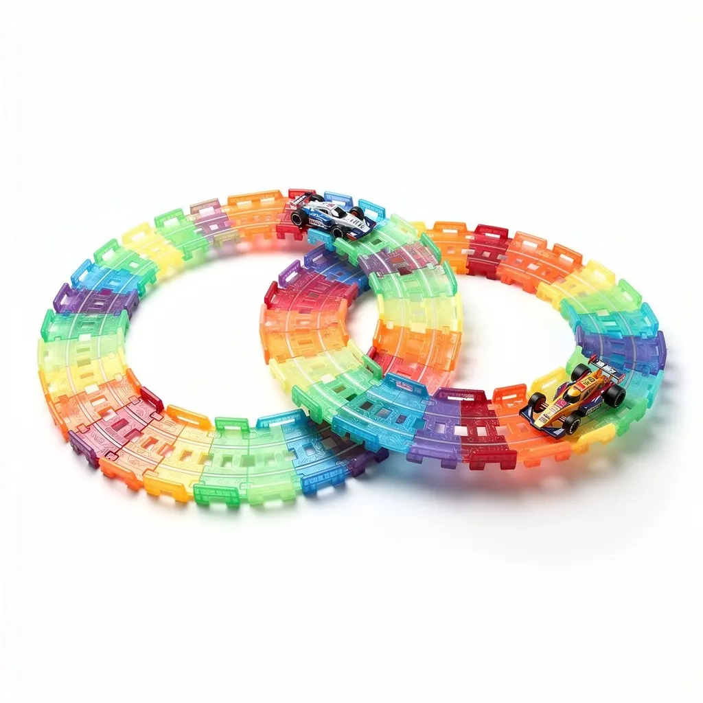Glow Race Track Set Flexible Wish Drop