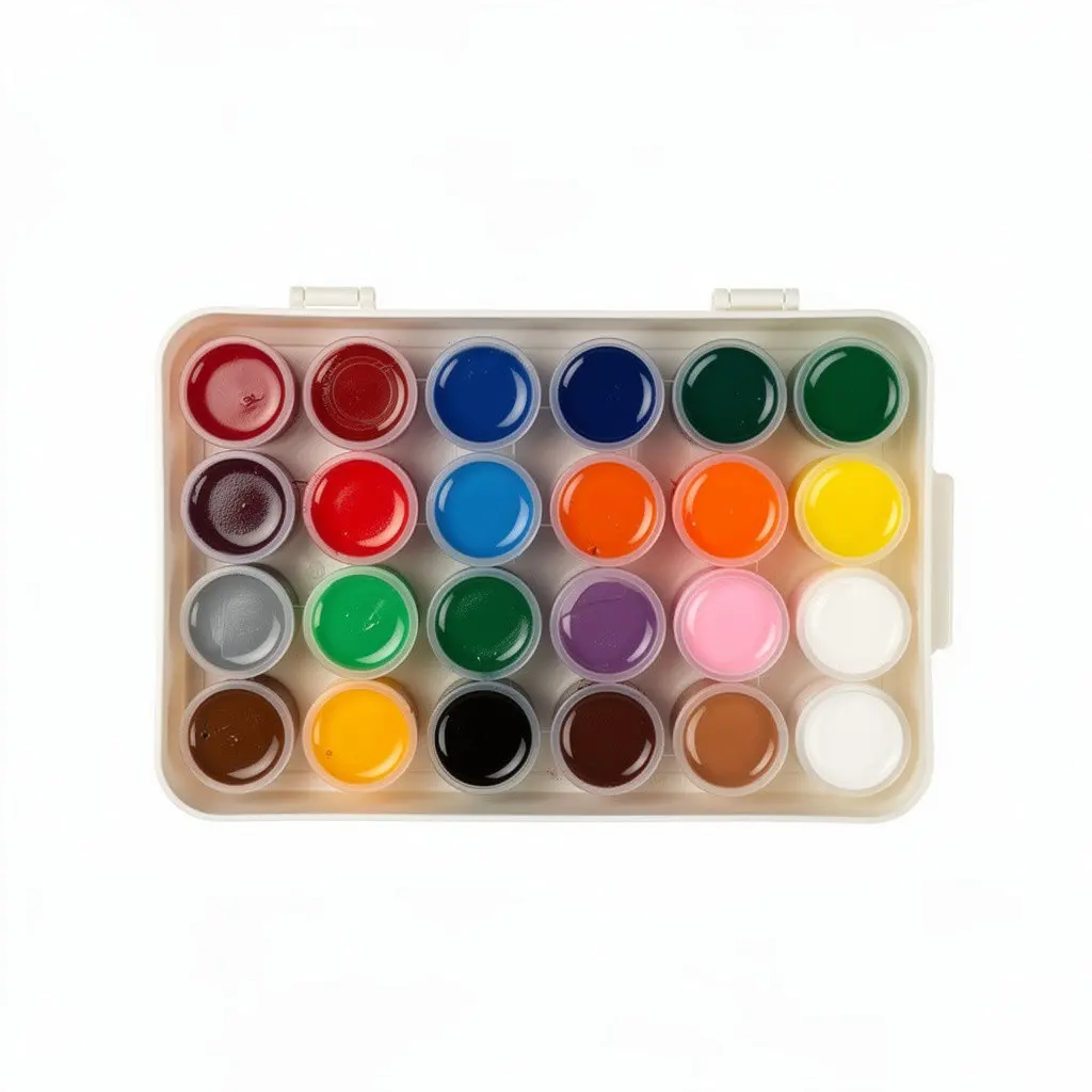 Gouache Paint Set 24 Jelly Cart Theater Cut