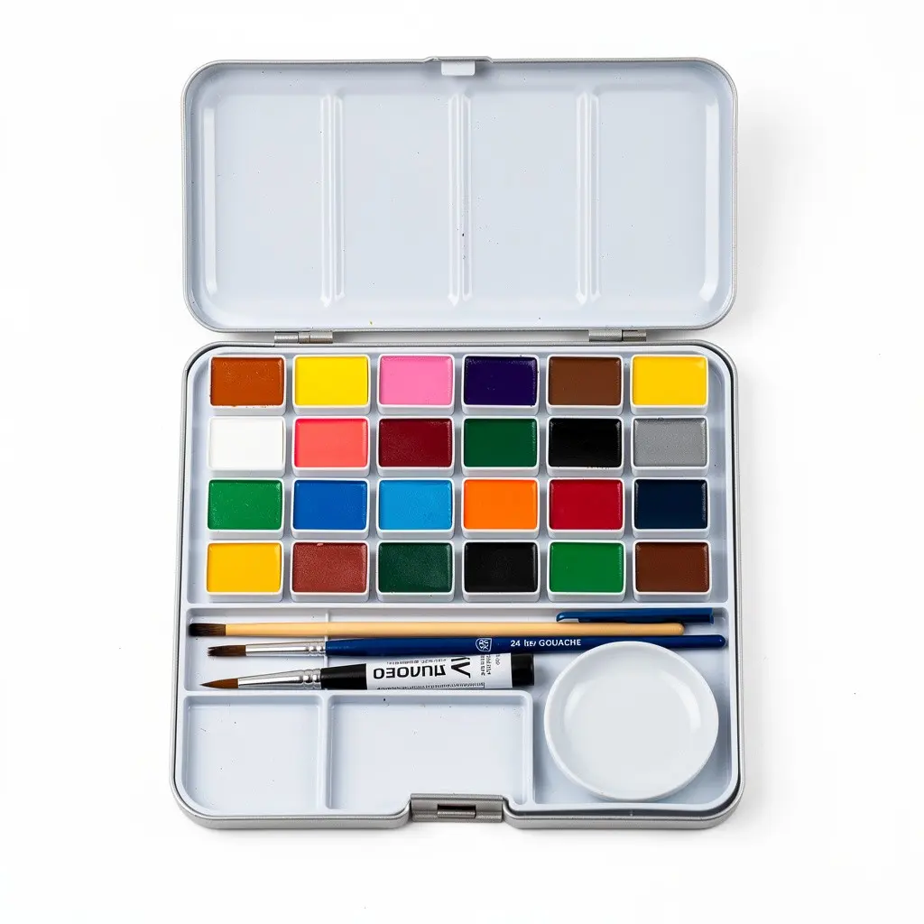Gouache Paint Set 24 Travel Wish Drop