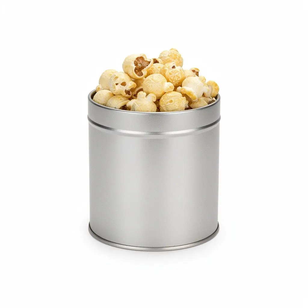 Gourmet Popcorn Tin Cheese Zero-Checkout Edition
