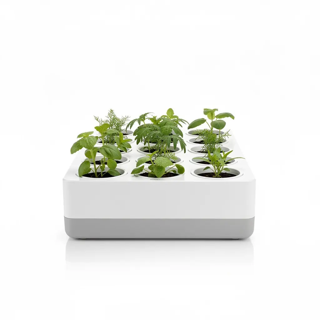 Herb Garden Indoor 9-Pod Cart Theater Cut