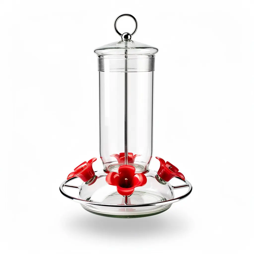 Hummingbird Feeder Set Glass Zero-Checkout Edition