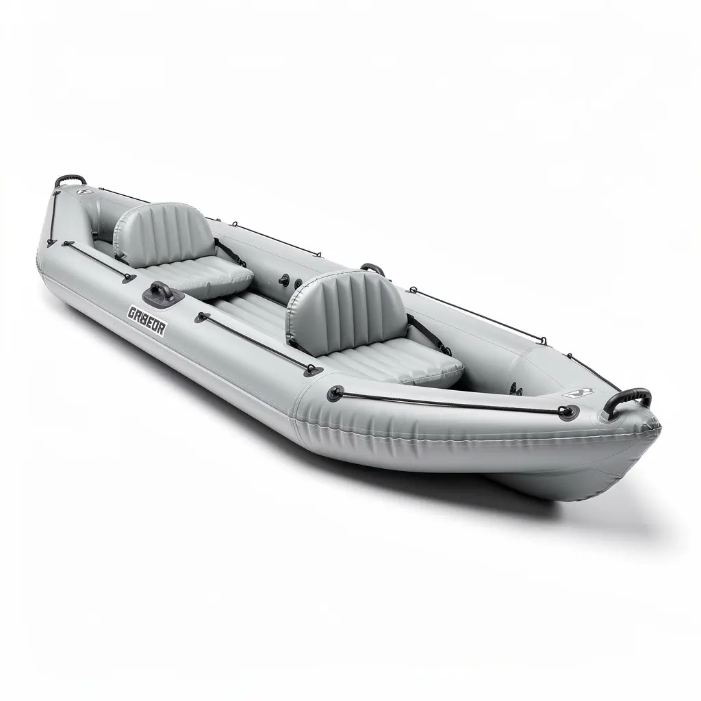 Inflatable Kayak 2-Person Cart Theater Cut