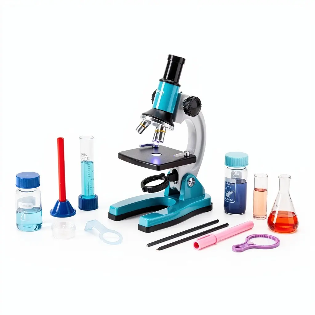 Kids Microscope Kit LED Wish Drop