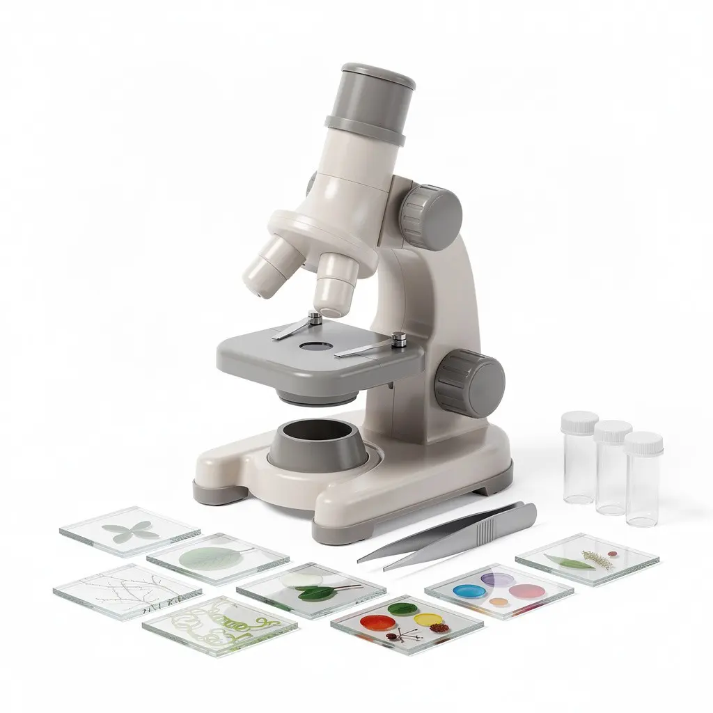 Kids Microscope Kit Slides-Incl Zero-Checkout Edition