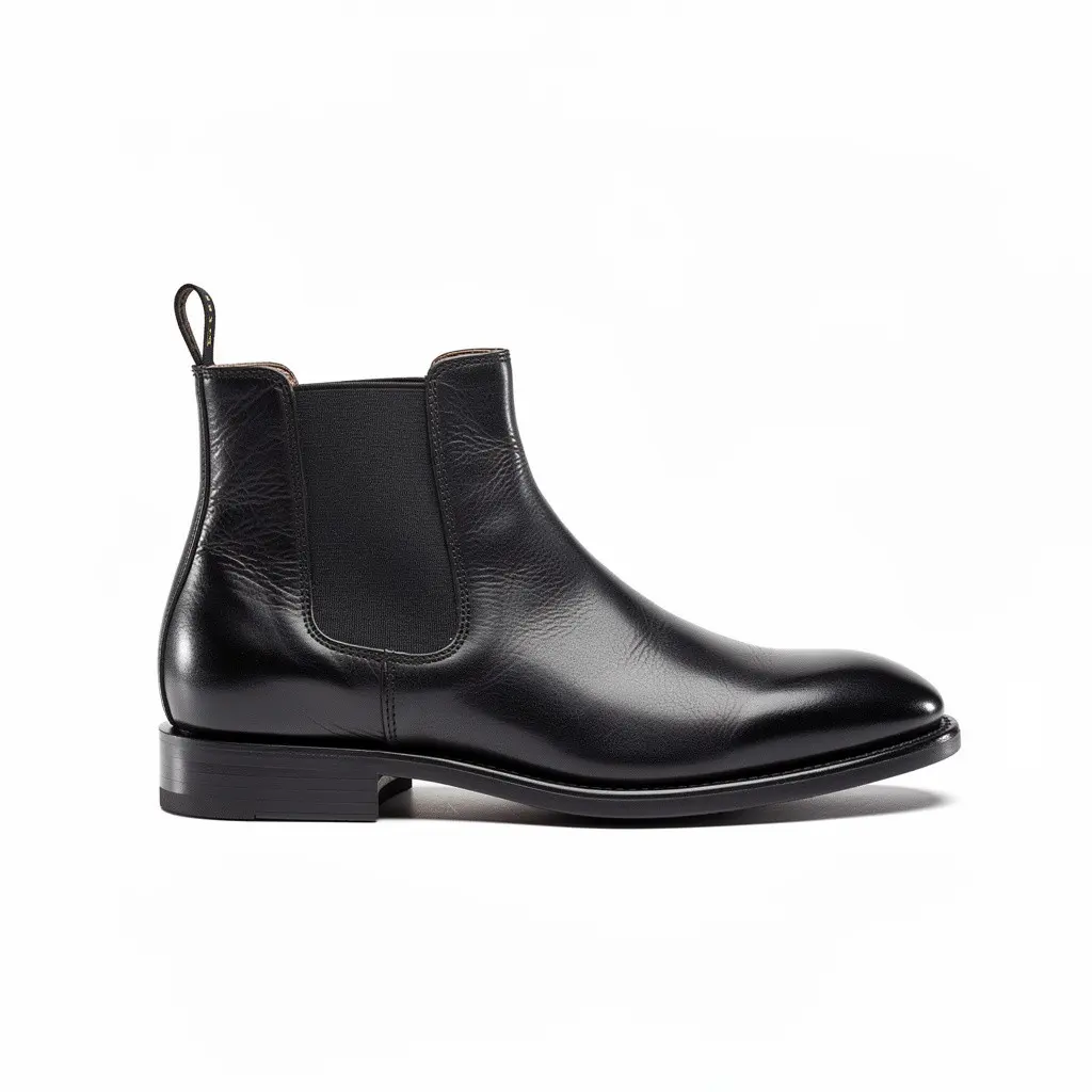 Leather Chelsea Boots Black Wish Drop