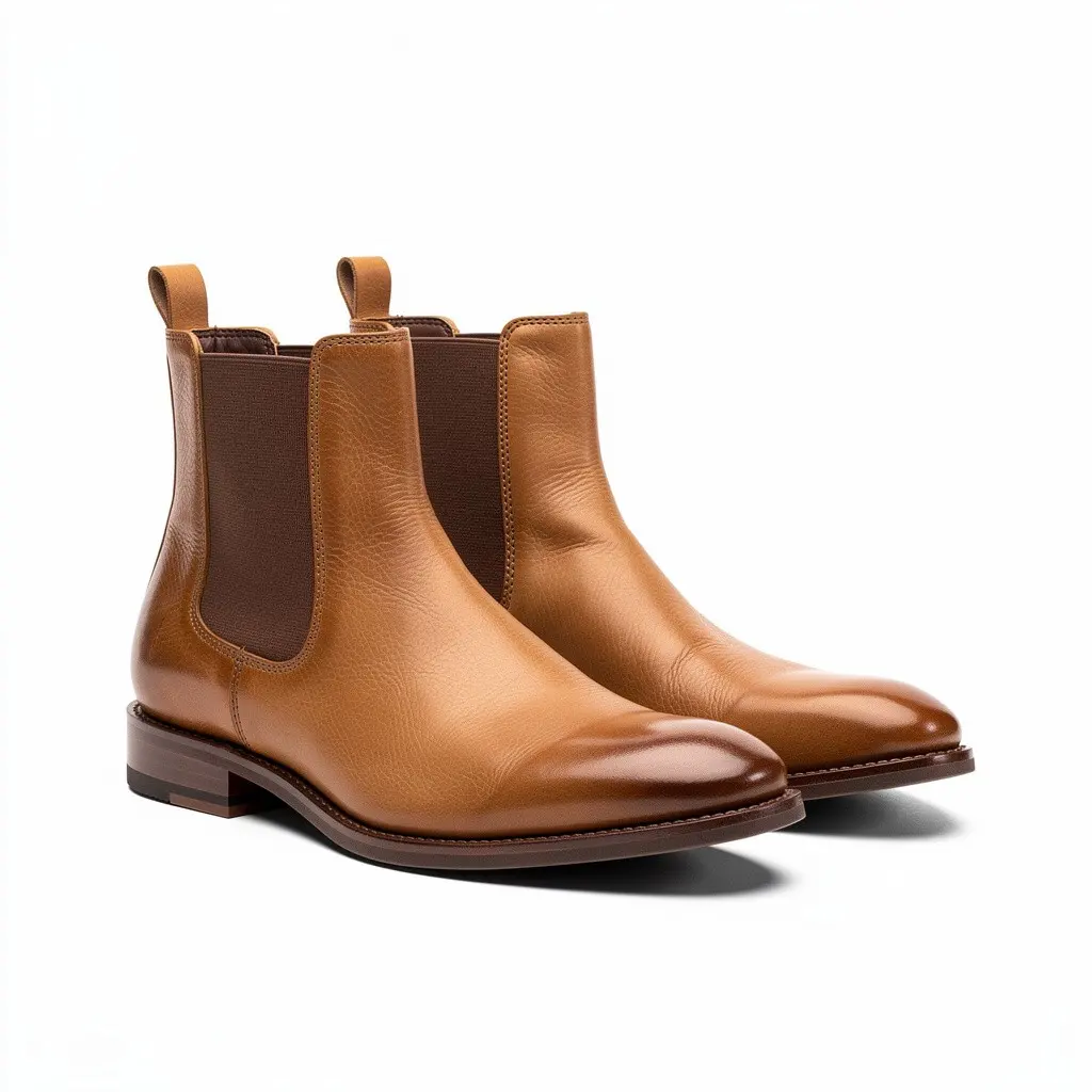 Leather Chelsea Boots Tan Zero-Checkout Edition