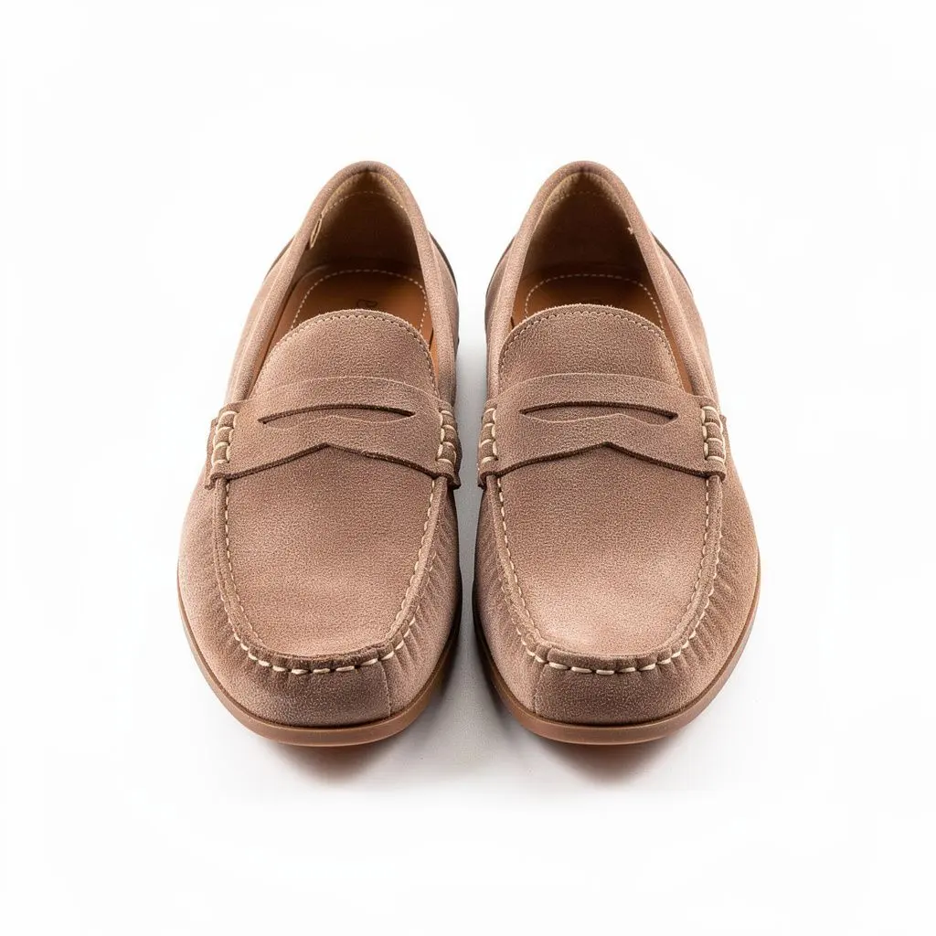 Leather Loafers Suede Zero-Checkout Edition